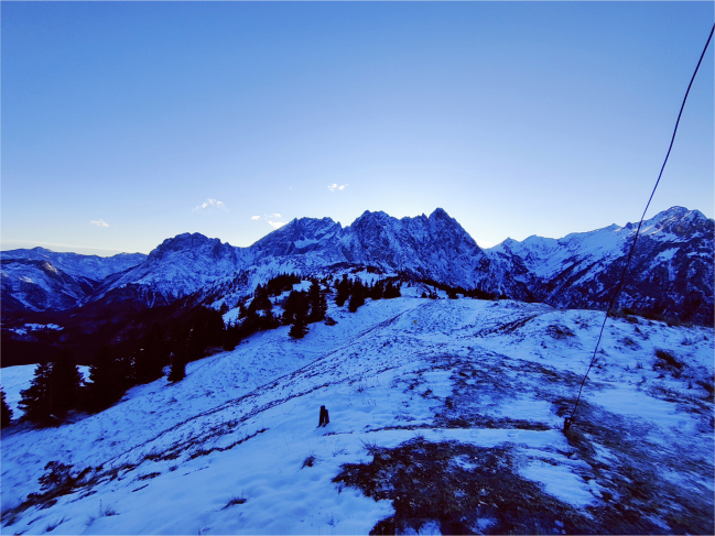 Berge Abends